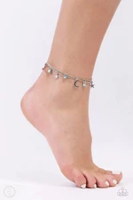 Paparazzi Steller Sashay Blue Anklet (Iridescent)