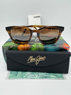 MAUI JIM Polarized Sunglasses MJ533 10 Shave Ice Tortoise HCL Brown NIB