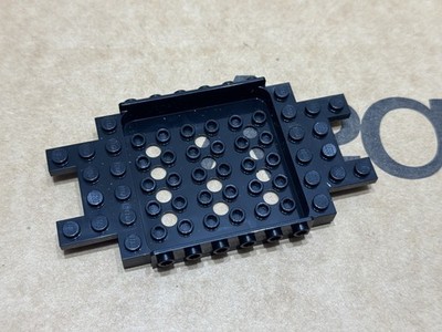 LEGO Parts - Black Vehicle, Base 6 x 12 x 1 12 Holes - No 3385 - QTY 1