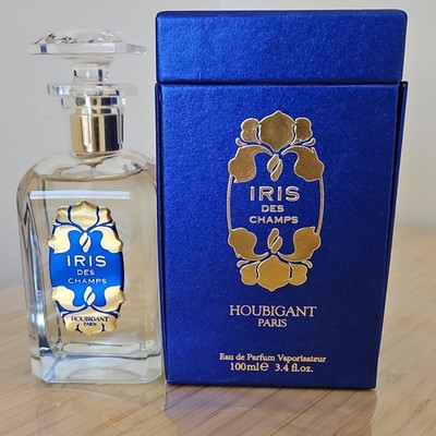 Houbigant Paris Iris des Champs Eau de Parfum Spray 100ml 3.4 fl. oz. Authentic