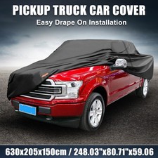 Pack of 1 For Ford F150 Pickup Truck Cover Sun Rain Dust Snow Protection Black