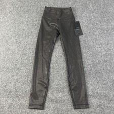 Lululemon Leggings Womens 2 Black Wunder Train HR Tight 25 Foil Ankle Yoga Pants