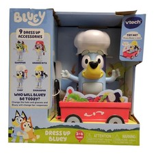 Dress Up BLUEY- Vtech Bluey Dress Up 9 Accessories  Sound  Ages 3-6 Brand New