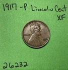 1917-P Lincoln Wheat Cent / Penny 1c Xf Extra Fine