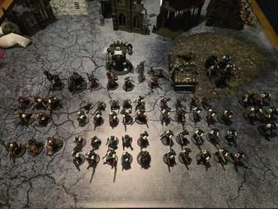 Games Workshop Warhammer 40K Black Templars Painted, 1870 Points
