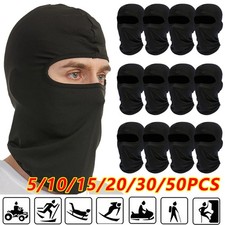 5-50PCS Tactical Balaclava Thin Full Face Mask Lightweight Motorcycle Warmer Ski