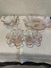 Three Piece Vintage Mikasa Fine China with Platter Bowl Set