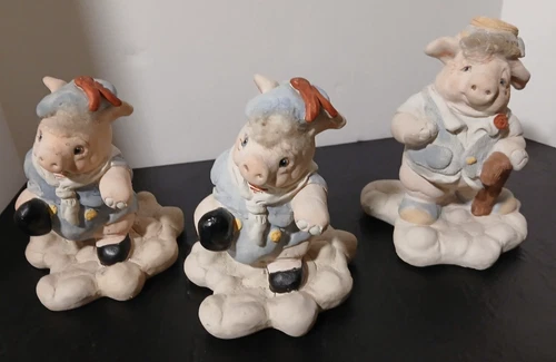 Cast Art Dreamsicles Pappy Pig & Chubby Sailor Pig (2) - Kristin '94