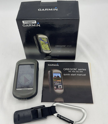 Garmin Oregon 450T Handheld GPS Color Touchscreen Navigation  Tested