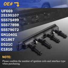 Ignition Coil Pack for 11-20 Chevrolet Cruze Sonic Trax Buick Encore 1.4L UF669