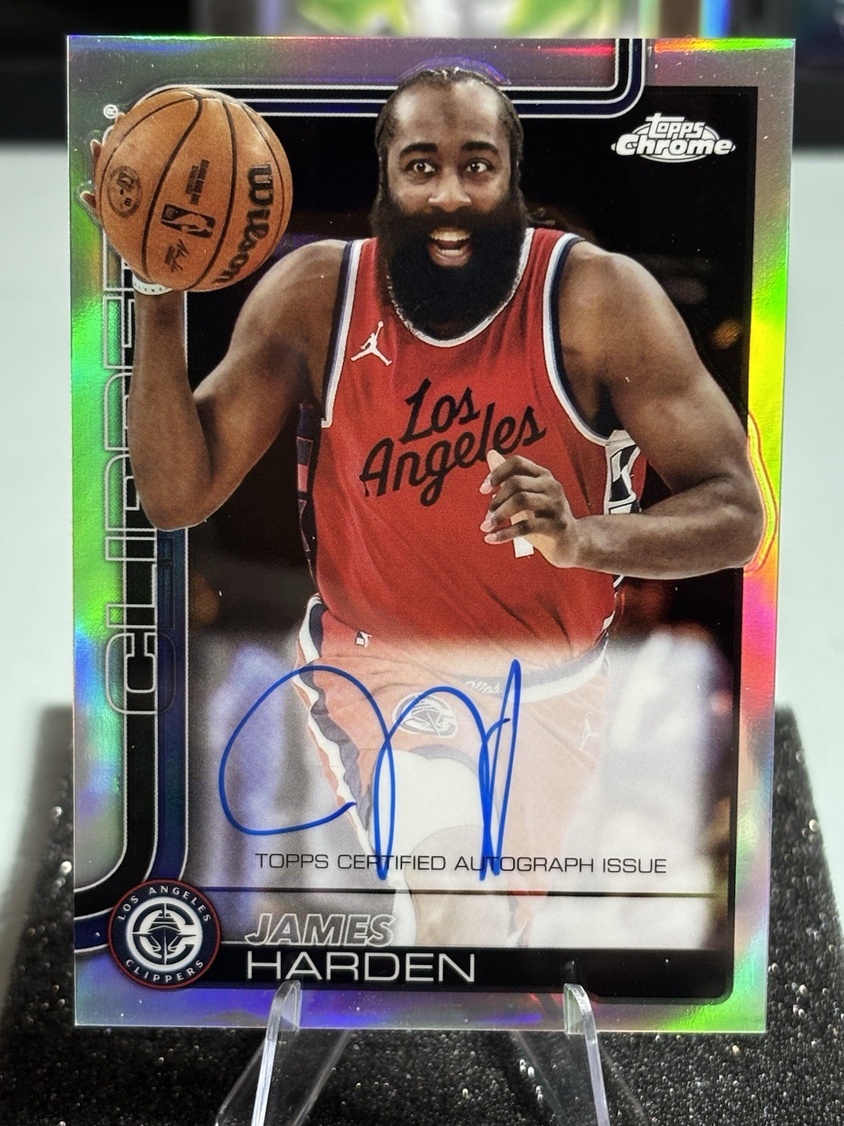 2025 Topps Chrome James Harden Auto #TCA-JH The BEARD Autograph AU