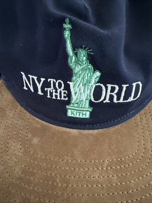 Casquette NY Bleu marine rétro, casquette NY coton vintage