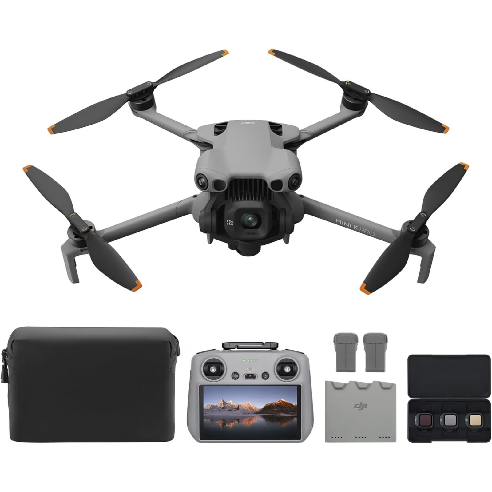 DJI Mini 5 Pro Fly More Combo with DJI RC 2, Drone with Came