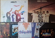 2 LP ABBA + 5 SINGLE  ARRIVAL THE WINNER TAKES IT ALL/ WATCH OUT ONE OF US VINYL
