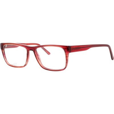 Andy Wolf Unisex Eyeglasses Red Acetate Rectangular Shape Full Rim Frame 4482 D