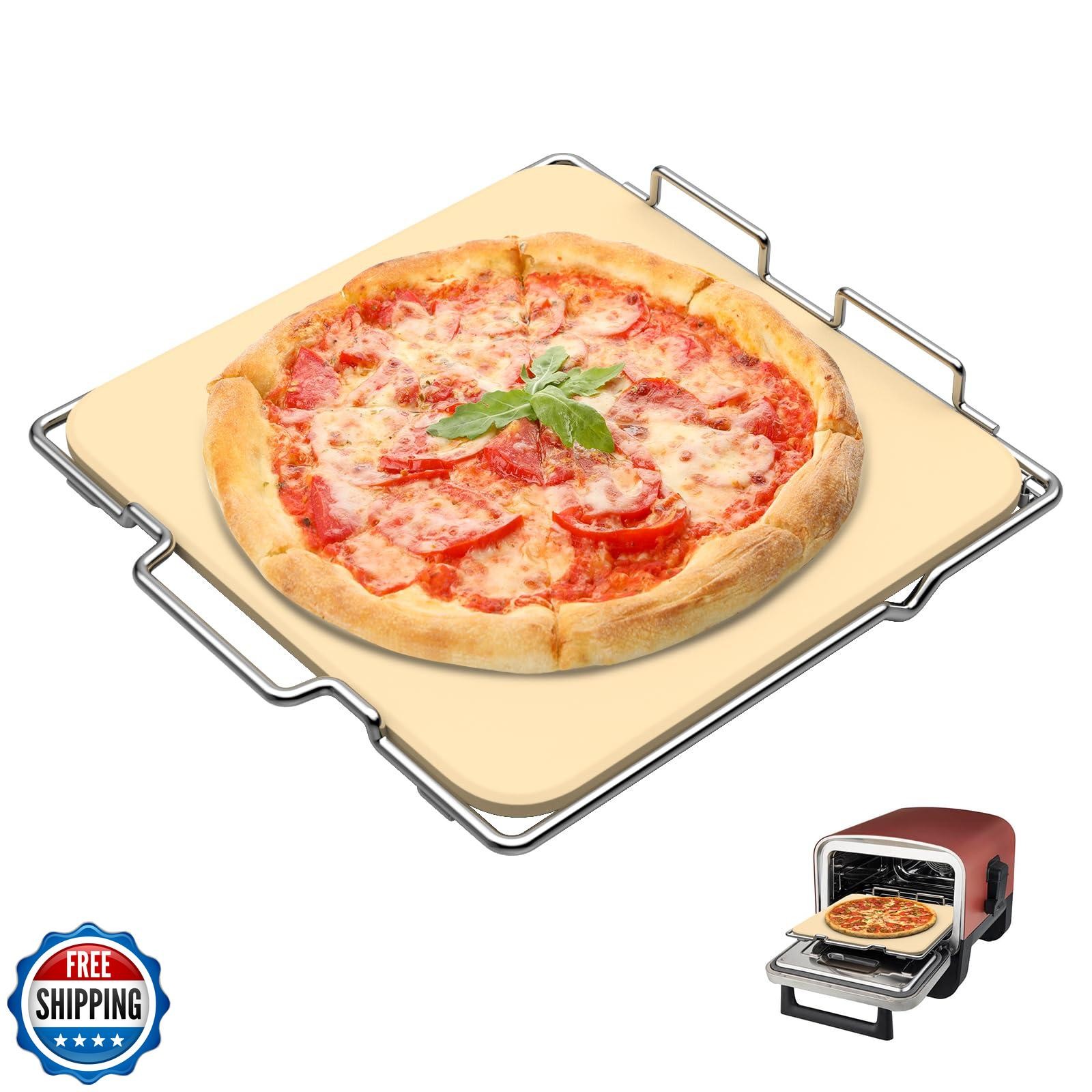 Outspark Pizza Stone with Rack for Ninja Woodfire OO101 8 in 1 Ou