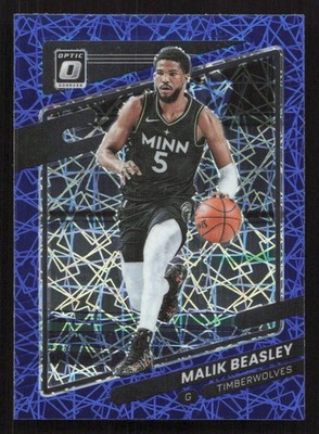 2021-22 Donruss Optic Malik Beasley Blue Velocity #70 Card