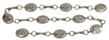 Vintage Concho Belt, 54" Southwest Style Western, Silver Tone MISSING CLASP