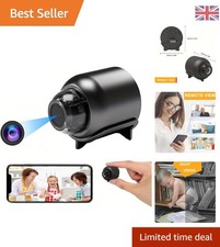 Mini WiFi Security Camera for Baby & Pet Monitoring - HD 1080P, Night Vision