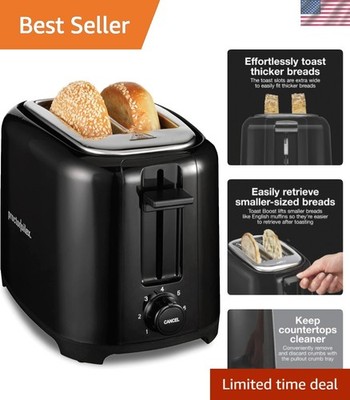 2-Slice Toaster with Extra Wide Slots for Bagels, Cool-Touch Walls, Shade Sel...