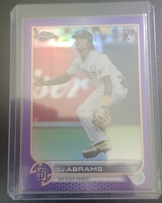 2022 Topps Chrome Update Series - C.J. Abrams #USC3 Purple Refractor (RC)