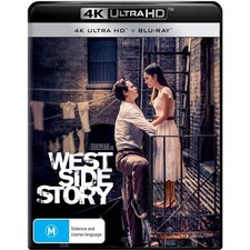 West Side Story 4K Ultra HD + Blu-ray | Steven Spielberg's | Region Free
