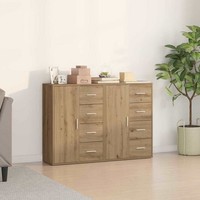 Vidaxl Sideboard 2 Pcs Artisan-Eiche 60 X 31 X 84 Cm Holzwerkstoff Neu