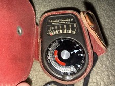 Weston Master II Model 735 Exposure Meter w/ Case  GE PR-1 Meter Manuals Bundle