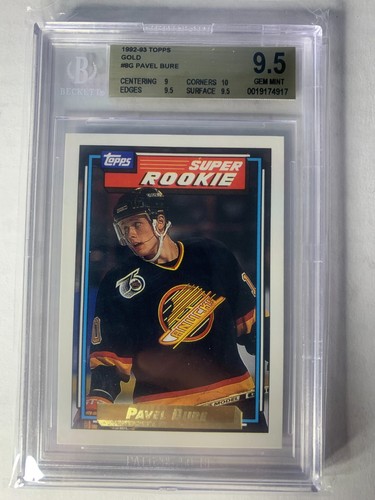 Pavel Bure [Gold] #8 1992 Topps card