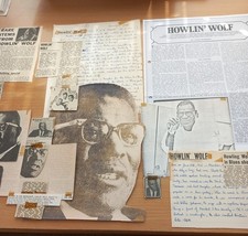 Howlin' Wolf. Blues. batch of unique memorabilia from 1960s and since