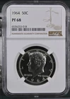 1964 P Half Dollars Kennedy NGC PF-68