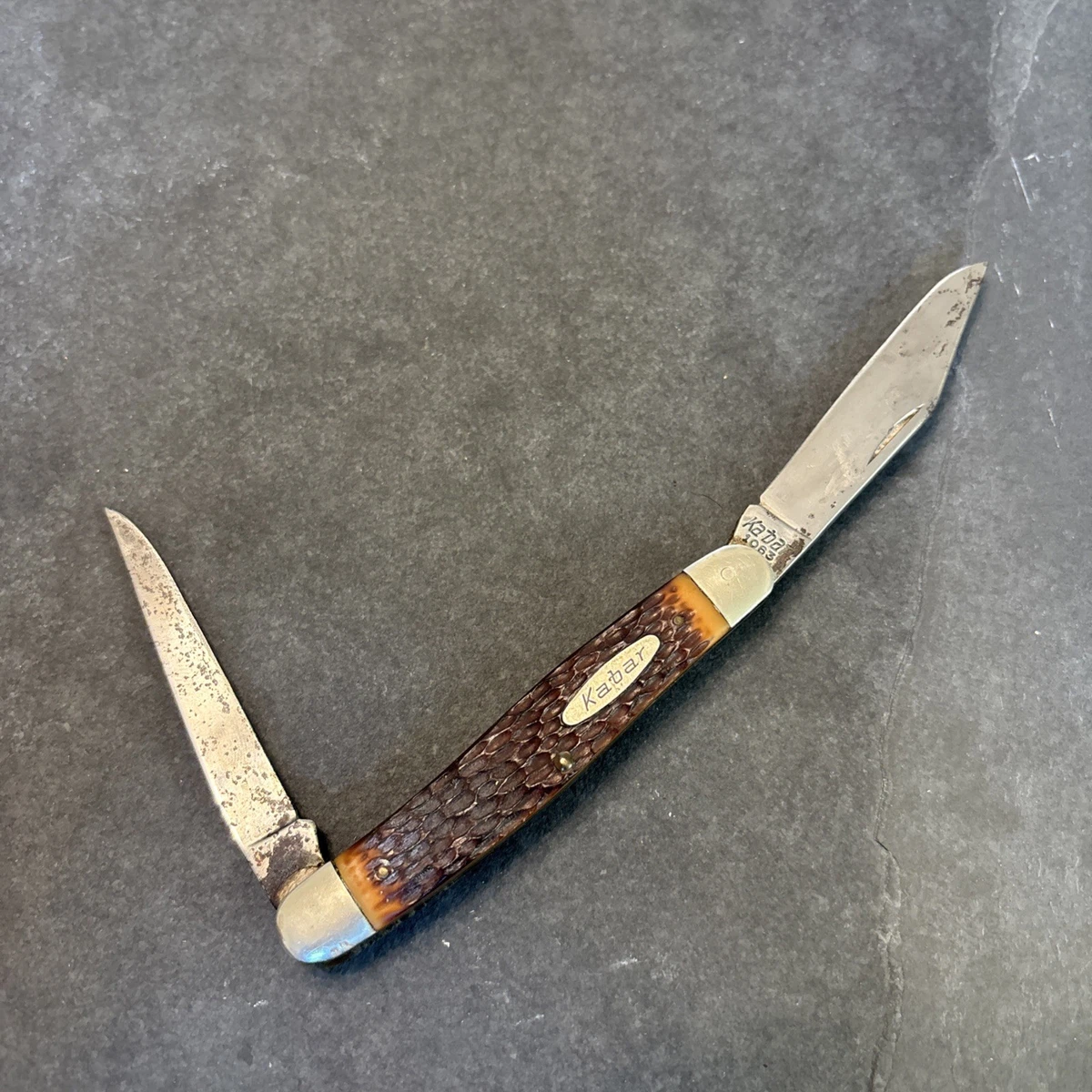 KA-BAR ビンテージ 2枚刃 スウェルセンターペンナイフ KA-BAR