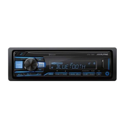 Alpine UTE-73BT, Single-DIN Digital Media Stereo w/ BT, USB & Aux Open Box