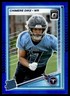 2025 Donruss Optic Blue Prizm Chimere Dike #269 Tennessee Titans Rated Rookie