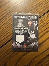 Dwight King 2012-13 All The King’s Men Stanley Cup Patch Game Worn LA-DK Panini