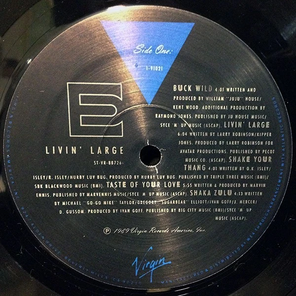 E.U. - Livin' Large (LP, Album) (Mint (M)) - 3768813426 - Image 3 of 4