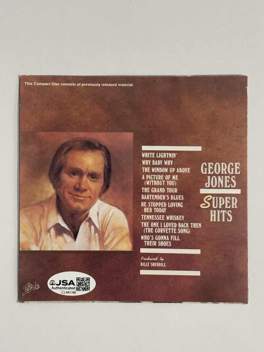 George Jones Super Hits CD Signed Autographed JSA COA | eBay