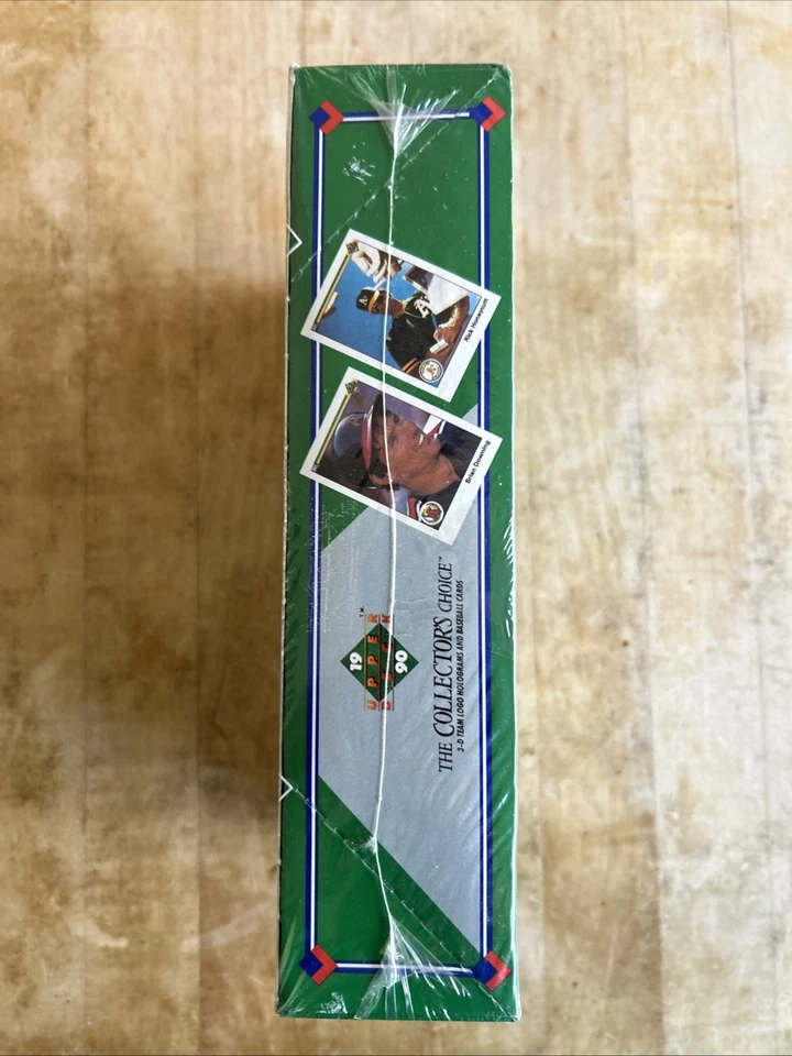 Pacote com 36 cartas colecionáveis de beisebol Upper Deck High Series lacradas de fábrica 1990 - Imagem 2 de 4
