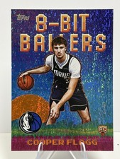 2025-26 Topps Cooper Flagg 8-Bit Ballers Orange Holo Foil RC Rookie #8B-31  /25