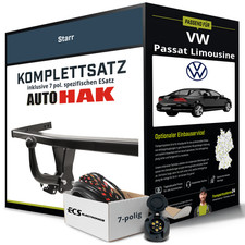 Anhängerkupplung starr für VW Passat Limousine +E-Satz NEU ABE PKW