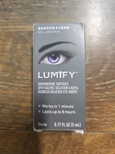 Lumify Redness Reliever Eye Drops 0.08 oz  2.5ml  1 New in Box Exp. 2025-26