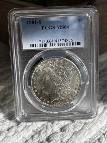 1881 - S  Silver Morgan Dollar  PCGS MS64 -- Nice Coin!