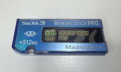 SanDisk Memory Stick PRO 512MB MagicGate | Speicherkarte | Blau