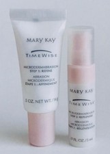 W New Mary Kay Timewise Microdermabrasion Step 1 Step 2 Replenish Mini Travel