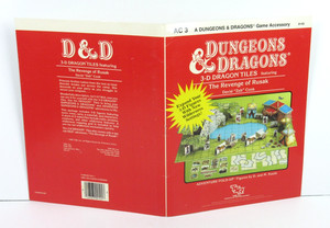 Dungeons Dragons AC3 Revenge Of Rusak 3-D Tiles 1984 TSR9145 Incomplete