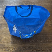 IKEA Frakta Large Reusable Shopping Laundry Travel Bag Recycle
