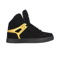 Osiris Men's Clone High Top Skate Sneakers Black/ Black/ Gold