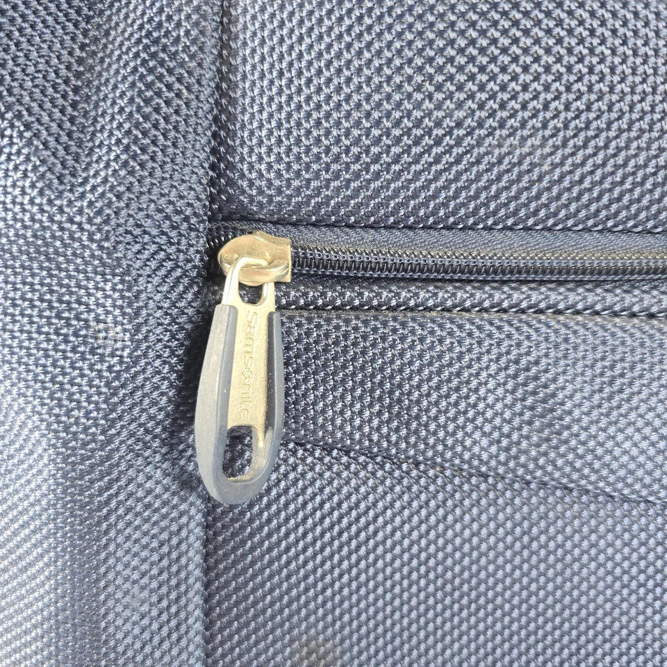 Bolsa de viagem Samsonite grande alça de ombro azul bolsos com zíper durável  - Imagem 4 de 4