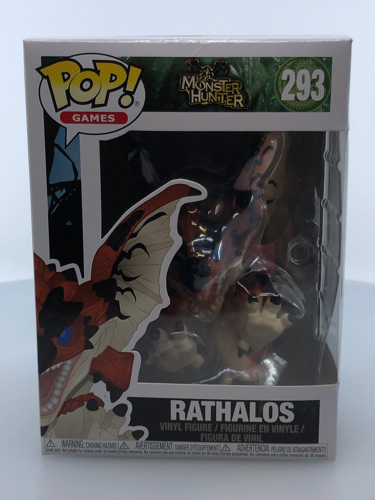 Funko Pop! Figura Vinilo Juegos Monster Hunter Rathalos #293 No Como Nuevo