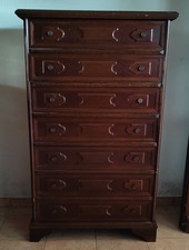 Settimino in legno tinta noce